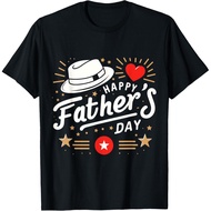 Men's cotton T-shirt Happy Father's Day, Fathers Day For Dad 2024 T-Shirt Fast Shipping 4XL , 5XL , 