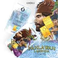 GDORA Gold Bar 1.00gram '' Pahlawan Lagenda '' 999.99
