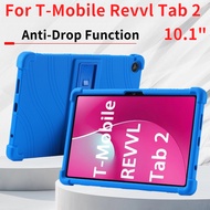 With Bracket Kids Shock-resistant Tablet Protective Case Suitable for T-Mobile Revvl Tab 2 Tablet Pr