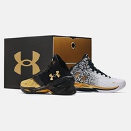 Sepatu MVP under armour curry black gold