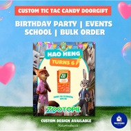 Mini Tic Tac|Custom Door Gift|Birthday|party|farewell|event|custom design|bulk order|gift card|Thank