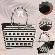 [Trends eMart] FREE TWILLY Finely Handwoven Malaysian Borneo SARAWAK Penan Handmade Tote Bag L Size 