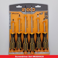 Ingco Screwdriver Set 6pcs HKSD0628
