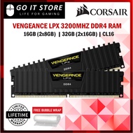 CORSAIR VENGEANCE LPX 8GB (1 x 8GB) / 16GB (1 x 16GB) (2 x 8GB) / 32GB (2 x 16GB) 3200MHz DDR4 DRAM 