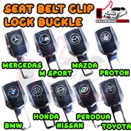 LOCK TALI KELEDAR KERETA CAR SEAT BELT CLIP LOCK BUCKLE FOR PROTON HONDA TOYOTA MAZDA MERCEDES MPORT BMW PERODUA NISSAN