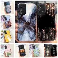 For Samsung A53 5G Case SM-A536B Casing Fashion Marble Pattern Slim Soft Silicone Back Cover For Sam