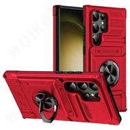 Ốp sang trọng cho Samsung Galaxy S25 S24 S23 Ultra Plus FE A56 A36 A16 A26 S25 cạnh xoay chân đỡ hìn