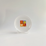 Ceramic Plate Tweety Pattern by Mister Donut 2 (Ø 16.2 Cm.) [Secondhand]