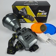 ไฟฉายเครื่องบิน M19 บังโอ้ค ราชาไฟ ไฟฉาย m77 ไฟฉายเครื่องบิน m77 M19 ไฟฉายอากาศยาน / ไฟฉายไฟหน้า / ไ