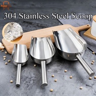 8/10/12 Inch Stainless Steel Scoop Multipurpose Food Shovel Ice Coffee Bean Scooper Kitchen Gadgets