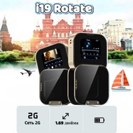 I19 Rotate Touch Screen Mobile Phone Flip Folding Pocket Function Phone Student Mobile Phone Foreign