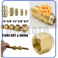 ⭐ [100% ORIGINAL] ⭐ ALi Copper Flare Nut Union Copper Aircond Air conditioner R22 R410a R32 Gas Penyaman Udara