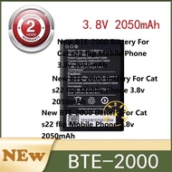 New BTE-2000 Battery For Cat s22 flip Mobile Phone 3.8v 2050mAh