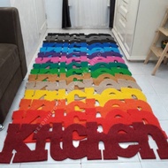 Long KITCHEN Mat - Shabby KITCHEN Mat - Antislip Character Mat