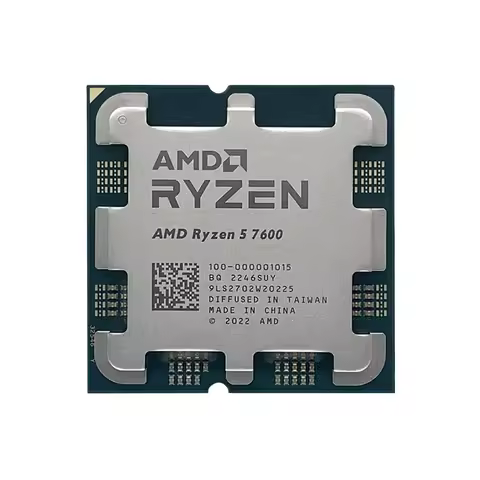 New Cpu Tray Ryzen 5 7500F 5600G 5600X 5600 5500 4500 3600 PC Gaming Computer Processor R5 AMD Ryzen
