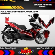 Yamaha New Aerox 155 Custom Decal Striping  Yamaha New Aerox 155 Custom Design Decal Sticker