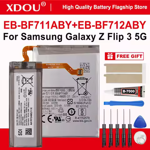 Brand New EB-BF711ABY EB-BF712ABY Battery For Samsung Galaxy Z Flip 3 Flip3 5G F711 F711B F712 SM-F7