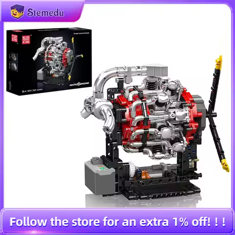 Mould King 10211 Star Aero Engine Model 1147pcs DIY Building Blocks Parts Set Brick Assembly Engine 
