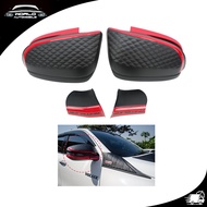 ครอบกระจกมองช้าง L R สี Red Black Hilux Revo Fortuner Toyota 2 4 ประตู ปี2016 - 2018 ขนาด 16x11x29 ม
