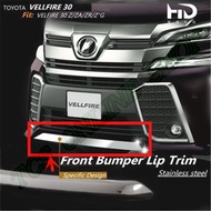 Toyota Vellfire Alphard Anh 30 Front Bumper Protector Lip Trim