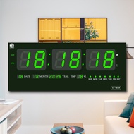 YX-4819 นาฬิกาดิจิตอล นาฬิกาติดผนัง LED Number Clock ขนาด 48x18.5x3cm. รุ่น YX-4819 พร้อมหัวชาทและสา