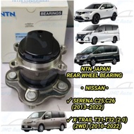 NTN JAPAN NISSAN SERENA C25 C26 / X TRAIL T31 T32 2.0 2WD REAR ( HUB465T-6 )( P-HUB784T-1 ) WHEEL HU
