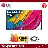 [ Delivered by Seller ] LG 75 Inch QNED AI QNED80 4k Smart TV 2025 75QNED80ASA