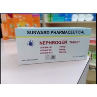 NUROBION,VITBION Vitamin B1, B6, B12 untuk Saraf Urat Sakit dan Tambah Tenaga / Stamina NEPHROGEN 10