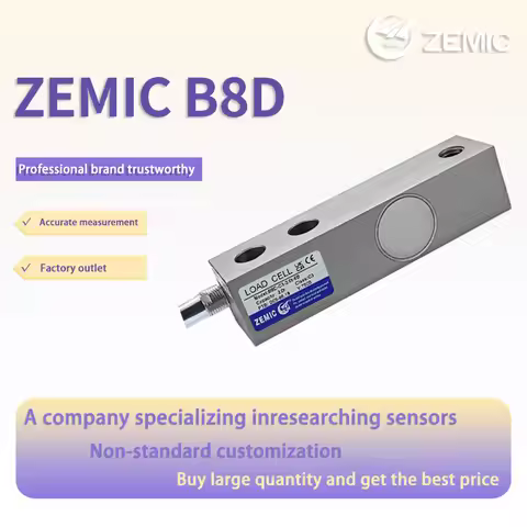 ZEMIC B8D-C3 Load Cell Sensor 0.5/1/2T Weighing Sensor Weight Transducer Floor Scale Sensors Electro