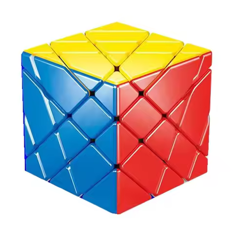 Fanxin 4x4 Axis Magic Cube Professional Educational Speed 4x4x4 Special-shaped Cube Puzzle Cubo Magi