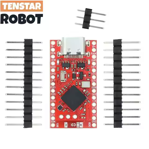 NRF52840 Development Board Compatible With Nice! Nano V2.0 Bluetooth Split keyboard Pro Micro Red Bo