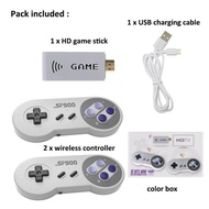 16-Bit Mini Everdrive Wireless Dendy Retro Portatil TV Game Stick Console For Super SNES NES SFC Con