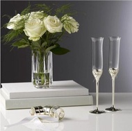 【全新】 Love Knots Champagne Flutes by Vera Wang 愛之結繩香檳對杯 Wedgwood