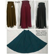 KLOK LONG SKIRT POLOS Wanita 1543,1574,2296