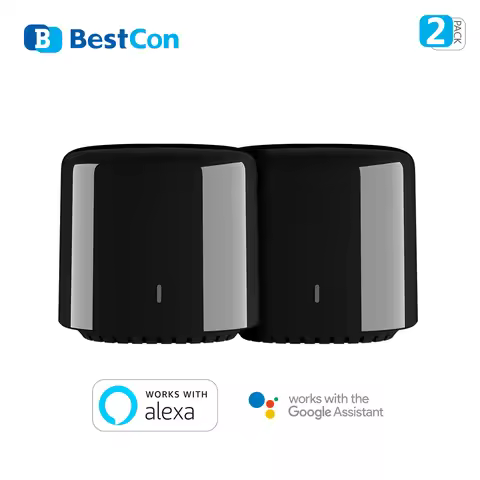BroadLink RM4 BestCon RM4C mini Wi-Fi Smart Universal Remote Voice Control with Google Home & Alexa