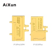 AiXun iPhone15PM/16PM series mobile phone motherboard repair positioning mold is suitable for iHeate