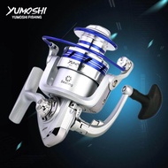 YUMOSHI Cheap Fishing Reels Spinning Reels 12BB 5.5:1 Gear Reel Ultralight Saltwater Peche Coil Fish