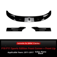BONINGYU | F10 F11 M Sport Front Bumper Lip Corner Fit for 2011-2017 BMW 5 Series