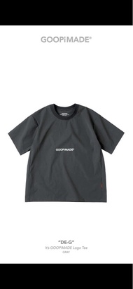 💖GOOPiMADE “DE-G” It’s GOOPiMADE Logo Tee - Gray💖