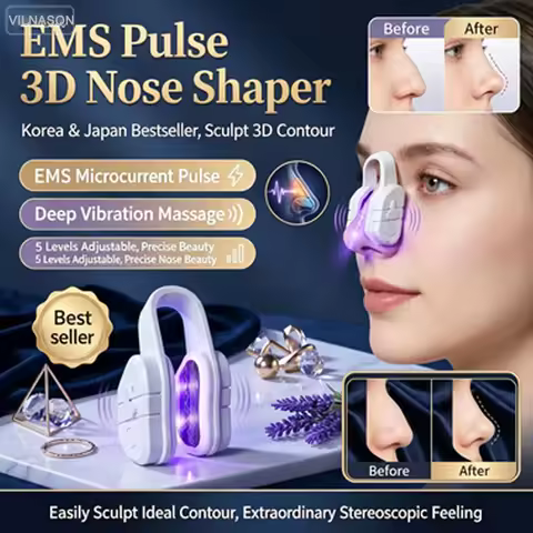 Upgrade Beauty Nose Clip Silicone Nose Shaper Machine Electric EMS Technology Lifter Clip Nose Shape