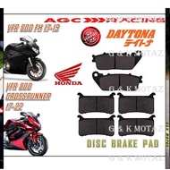 HONDA DISC BRAKE PADS VFR 800 FH 17-19 VFR 800 CROSS RUNNER 17-22  BEST QUALITY G&K