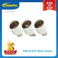 PowerPac 3x E40 to E27 LED Bulb Base Adapter Universal Light Converter Lamp Socket Holder (E27base)