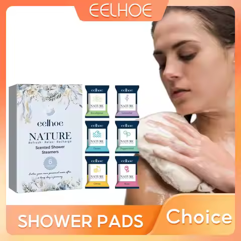 EELHOE Shower Steamers Tablets Stress Relief Cleansing of Skin Brightening Relaxation Treatment Body