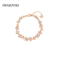 [Ready Stock] Swarovski ELDERFLOWER Ladies Bracelet Romantic Rose Gold Flower Gift [Gift Bag]