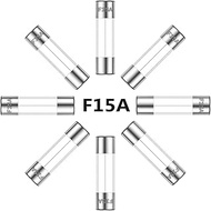 15A 250V 5x20MM Fast Blow Glass Fuse 15 Amp 250 Volt 0.2 x 0.78 Inch Fast-Acting Tube Fuses F15AL250