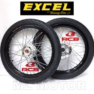 [Y125Z / Y125ZR] ALLOY RIM FULL SET ALL COLOUR, BRAND, SIZE (100% ORIGINAL) EXCEL ASIA, RCB, EXCEL J