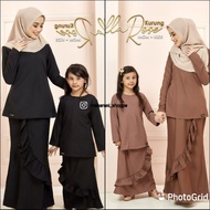 baju kurung 🌸RESTOCK‼️KURUNG MODEN BELLAROSE SEDONDON IBU DAN ANAK BAJU BRIDESMAID BLACK OLIVE GREEN NAVY BLUE PURPLE B