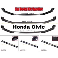 Honda Civic FC 2016 - 2020 Facelift GDS Design Front Bumper Lip Diffuser Bodykit Skirting