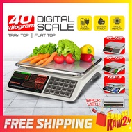 BKK DY-729 40kg Electronic Digital Price Computing Rechargeable Supermarket Counting Scale Penimbang