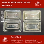 MMPG Plastic Mica | 4xc Mika Cake Food Size | 4XC @100pcs